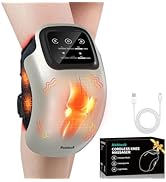 Nekteck Knee Massager with Heat, Portable 3-in-1 Knee Massage with 3 Heating Levels &amp; 3 Vibration...