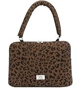 Leopard Print Laptop Case 11, 13,15 Inch Quilted Laptop Sleeve Soft Protective Cheetah Computer S...