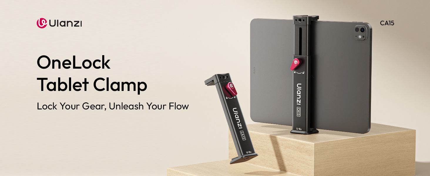 ULANZI Aluminum iPad Tablet Tripod Clamp