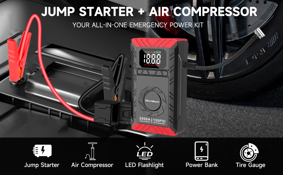 jump starter with air compressor