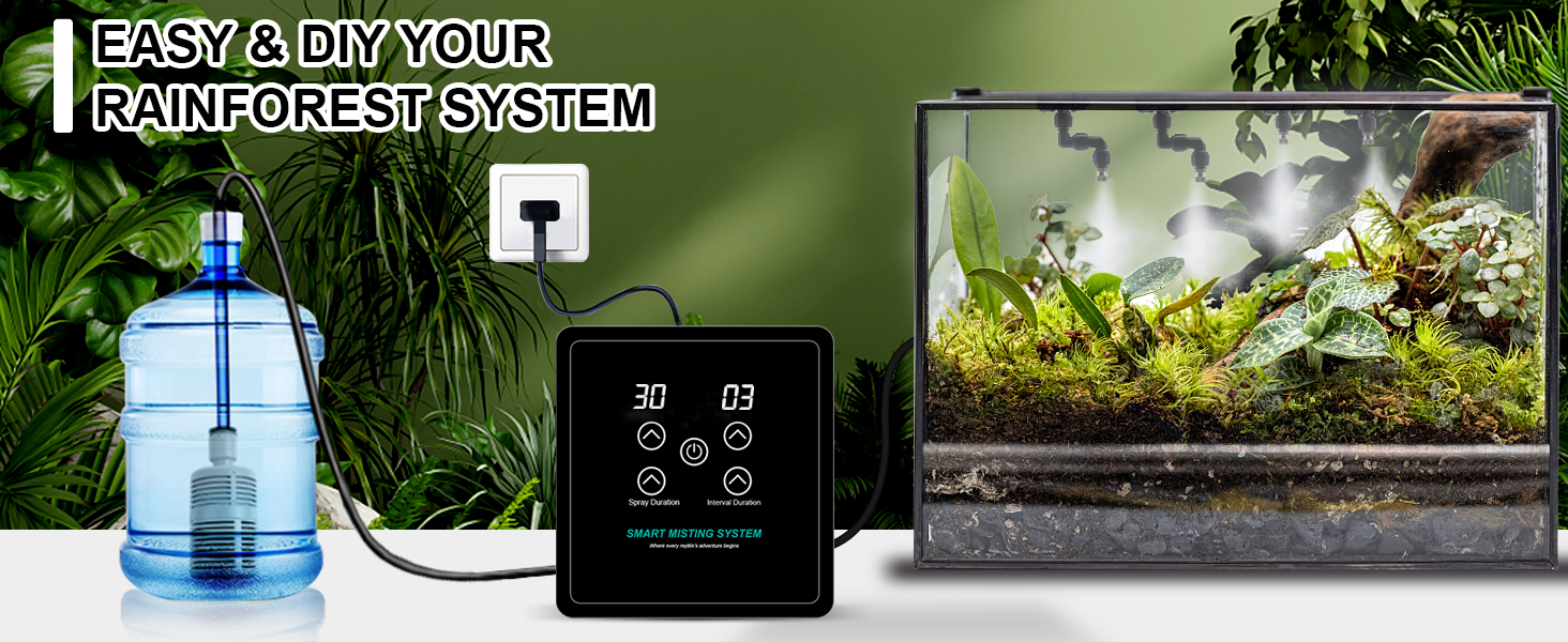 terrarium mister reptile automatic mister reptile mister system automatic reptile mister humidifier 
