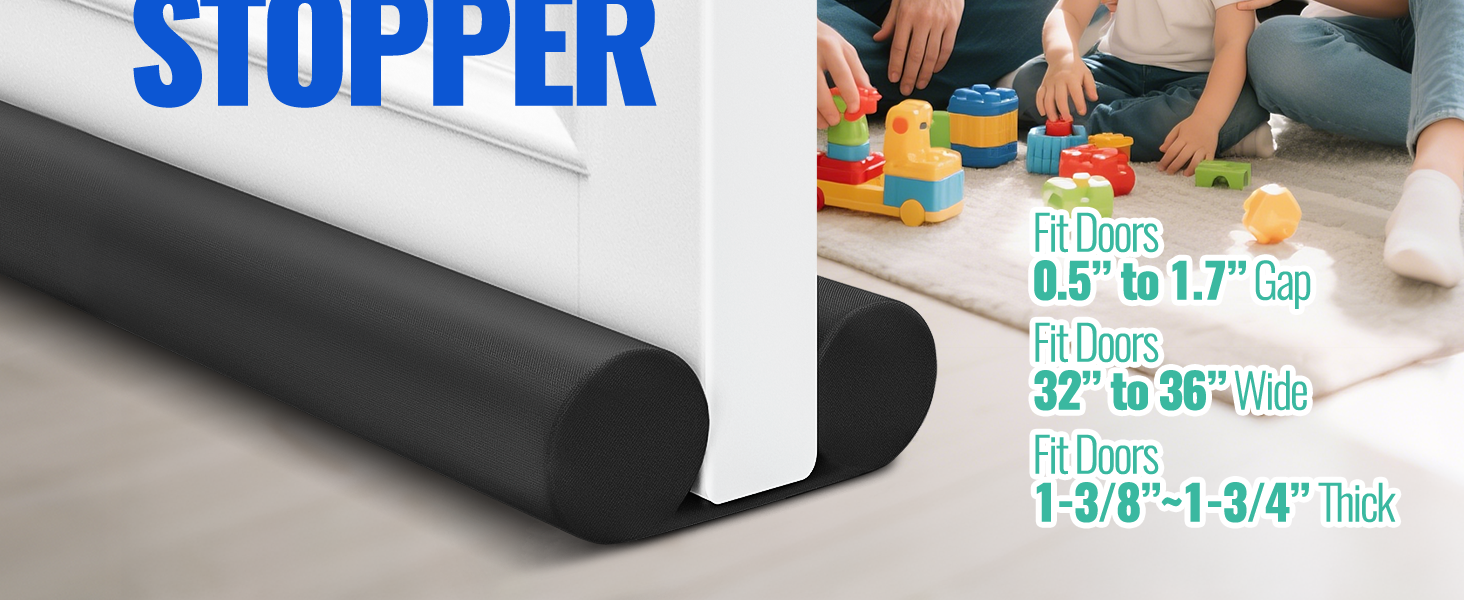 door draft stopper