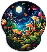LIMKRIAN Mushroom Mouse Pad, Ergonomic Mouse Pad with Wrist Rest, Gaming Mouse Pad Wrist Support ...