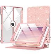 MoKo Case for iPad 9th Generation with Pencil Holder, iPad 8th/7th Gen Case 10.2-inch, Built-in S...