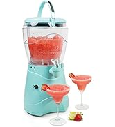 Nostalgia 128-Ounce Margarita Maker &amp; Slushie Machine, Makes One Gallon Frozen Drinks, Stainless ...