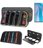 JDGPOKOO Switch 2 Wall Mount with Charging Dock, RGB Wall Mount Kit Shelf Compatible with Nintend...