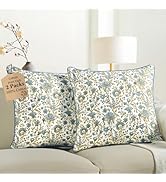 CPC Throw Pillow Covers for Couch, 20x20 Inch Decorative Couch Pillows for Living Room, 100% Cott...