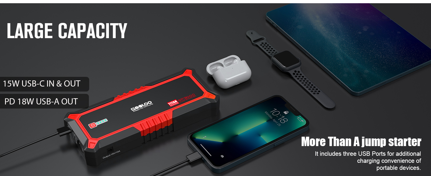 portable jump starter