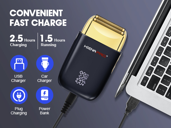 Foil Shaver Black Gold