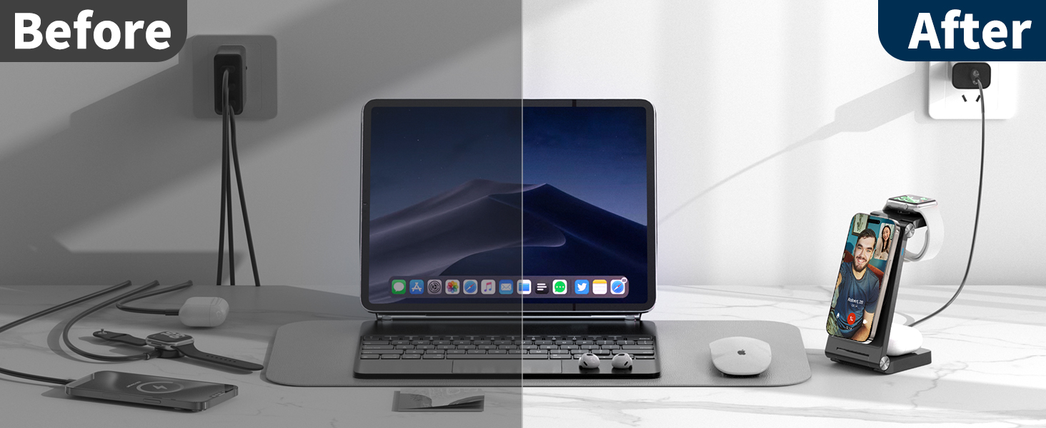 iphone charging station