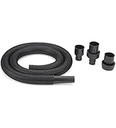 Shop-Vac 9050533 8 Ft x 1.5 Inch Diameter Hose, Flexible Vinyl Construction, Compatible With Stan...