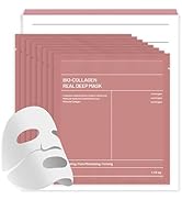 Bukamkom 8pcs Collagen Face Mask, Hydrogel Overnight Face Mask for Hydration &amp; Soothing, Hydrogel...