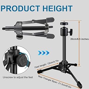 Desktop Tripod Stand
