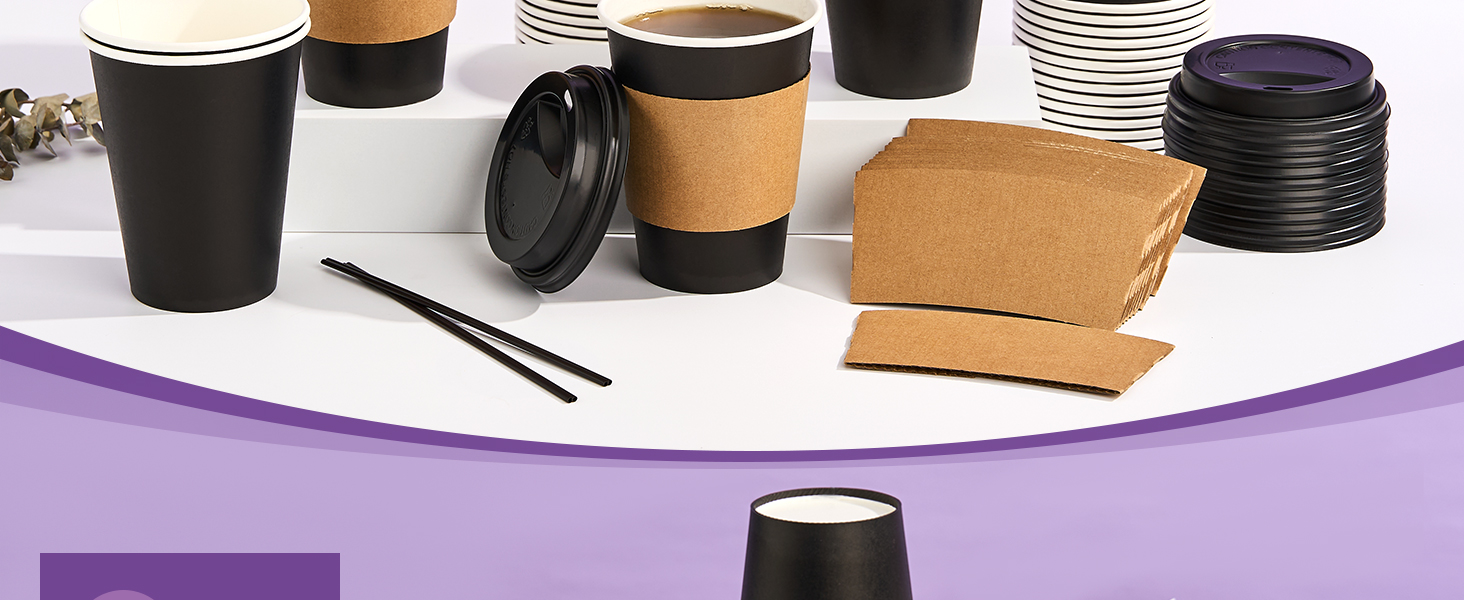 12-black-50 paper cups