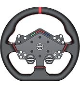PXN W DS R2 Steering Wheel D1 Quick Release, 11.4-inch, Hall Effect Paddle Shifters,F1-style Padd...