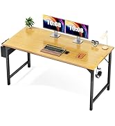 Sweetcrispy Computer Desk Office 48 Inch Writing Work Kids Study Simple Wooden PC Large Table for...