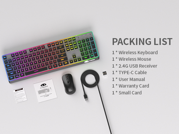 Keyboard and mouse