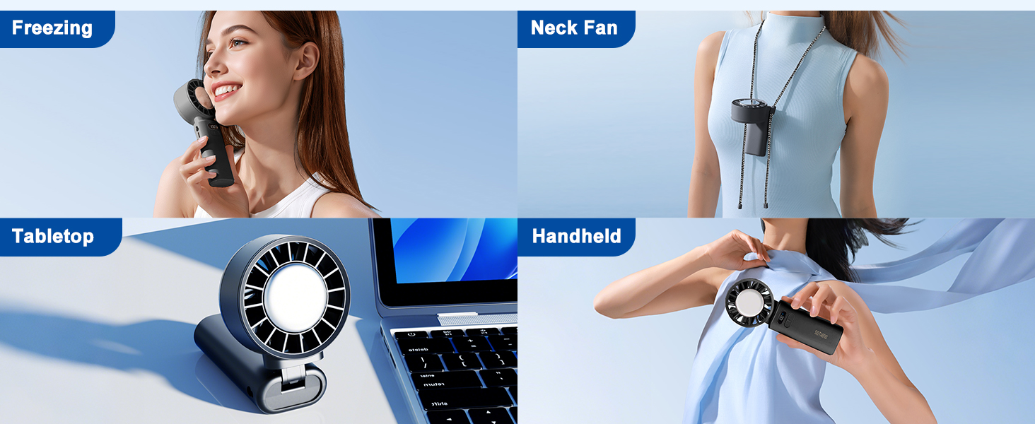 Portable Handheld Fan Sothing Engine Ice-Z