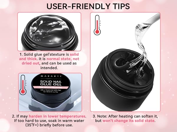 solid nail glue