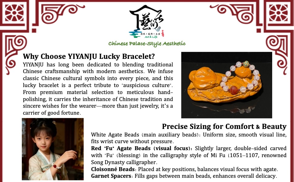 YIYANJU Agate Luck Bracelet 001