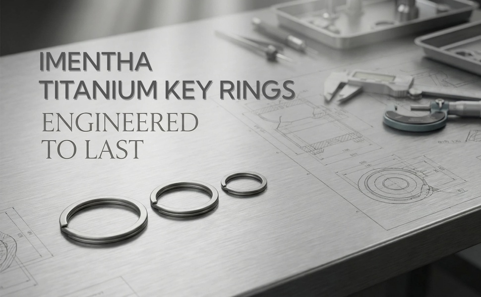 Imentha Titanium Key Rings Set
