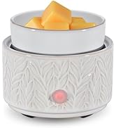 Ceramic Wax Melt Warmer, Fragrance Wax Warmer 4-in-1 Electric Candle Wax Melter and Wax Cubes for...