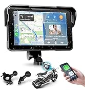 Rimoody 5 Inch Motorcycle Carplay Screen with Wireless Carplay Android Auto for Car, Bluetooth, G...