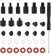 30PCS M.2 Screw Kit for Laptop &amp; PC,Carbon Steel Black Coated NVMe Screw M.2 SSD Mounting Set wit...