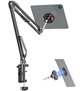 VRIG Tablet Stand iPad Mount Holder for Desk,Aluminum Adjustable Tablet iPad Arm Mount for Bed Go...