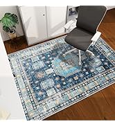 Office Chair Mat for Hardwood Floor, 60"x45" Desk Chair Mat for ?Hardwood Floor, Easy Glide Compu...