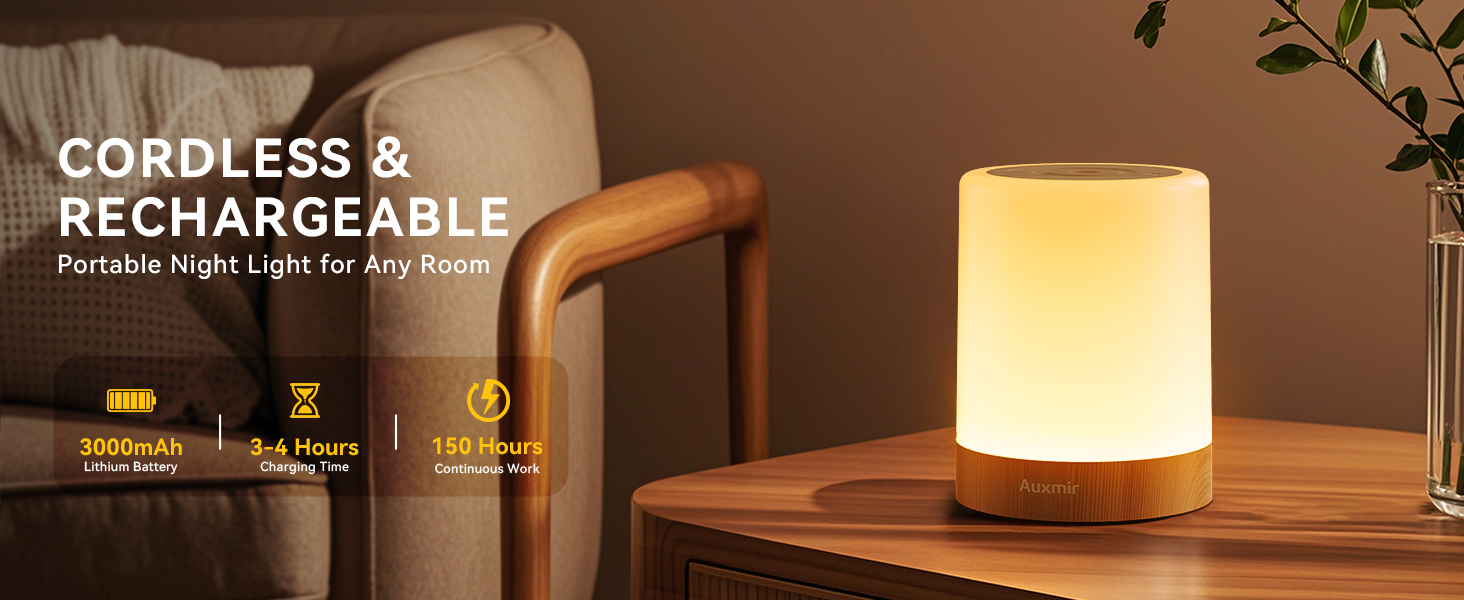 Auxmir Long Lasting Night Light egg light
