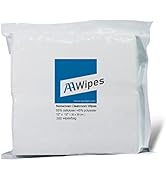 Cleanroom Wipes Nonwoven Wipers Cellulose/Polyester Blend 12" x 12" for Lab, Electronics, Pharmac...