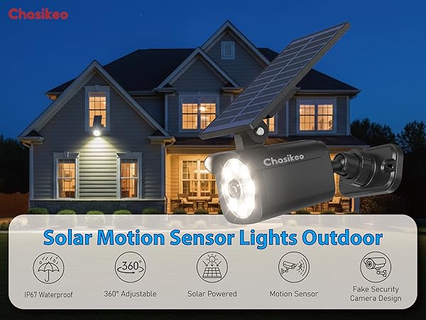 Solar Motion Sensor Lights Outdoor