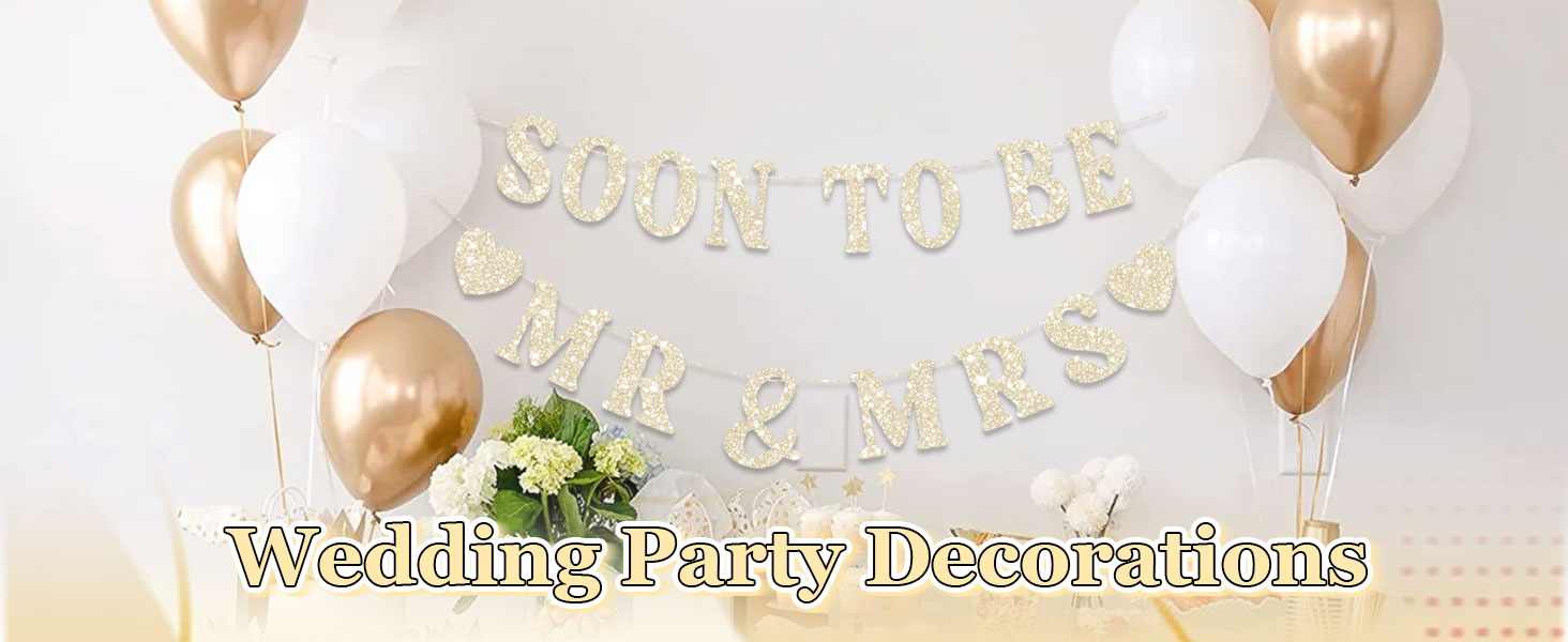 wedding banner wedding party decorations