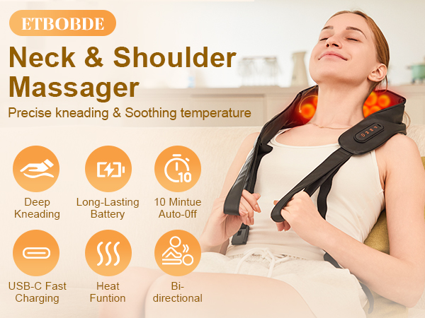 neck massager, massager,neck and shoulder massager