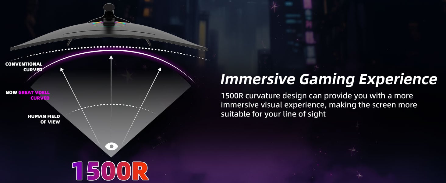 34 Inch 4K 16HZ Curved Gaming Monitor