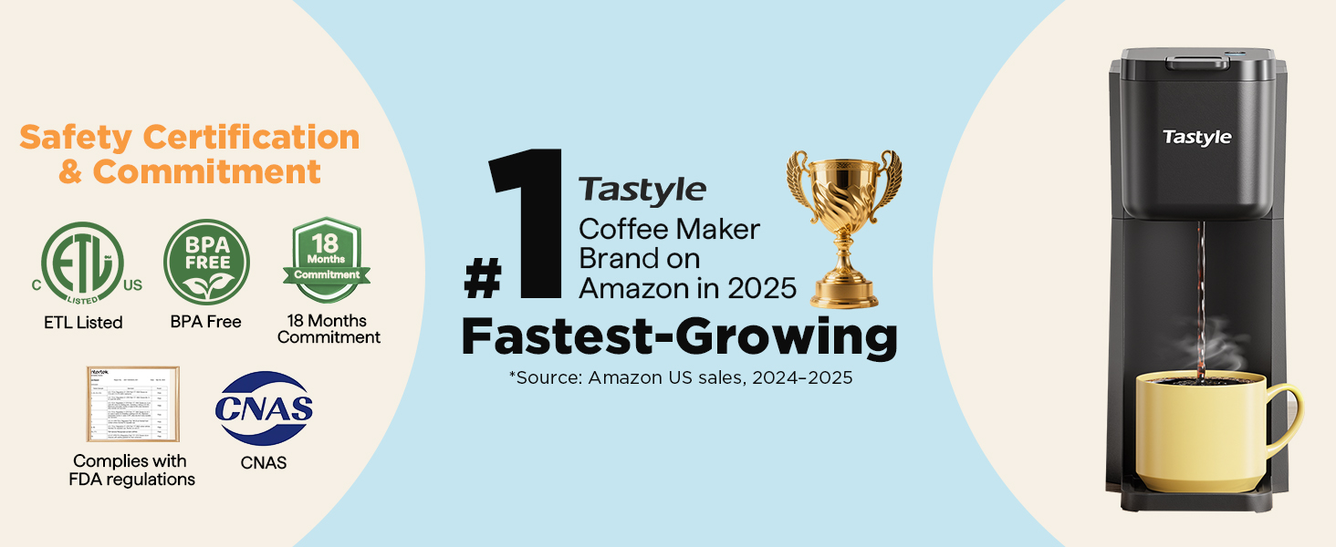 Tastyle single serve coffee maker