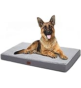 Eterish Large Orthopedic Dog Bed for Medium, Large Dogs up to 75 lbs, 3 inches Thick Egg-Crate Fo...