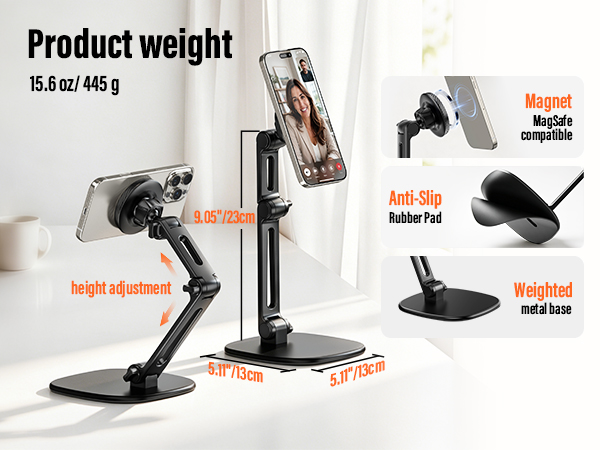 Magnetic Phone Stand for Desk