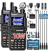 BAOFENG UV26 Ham Radio 10W (New Gen 5RM) Long Range Handheld Rechargeable Walkie Talkies with Pro...