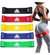 Resistance Loop Exercise Bands Set for Women Men Legs Butt Arms Shoulders Home Fitness, Strength ...