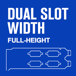 SRhongra dual-slot full height bracket 4VGA outputs graphics card