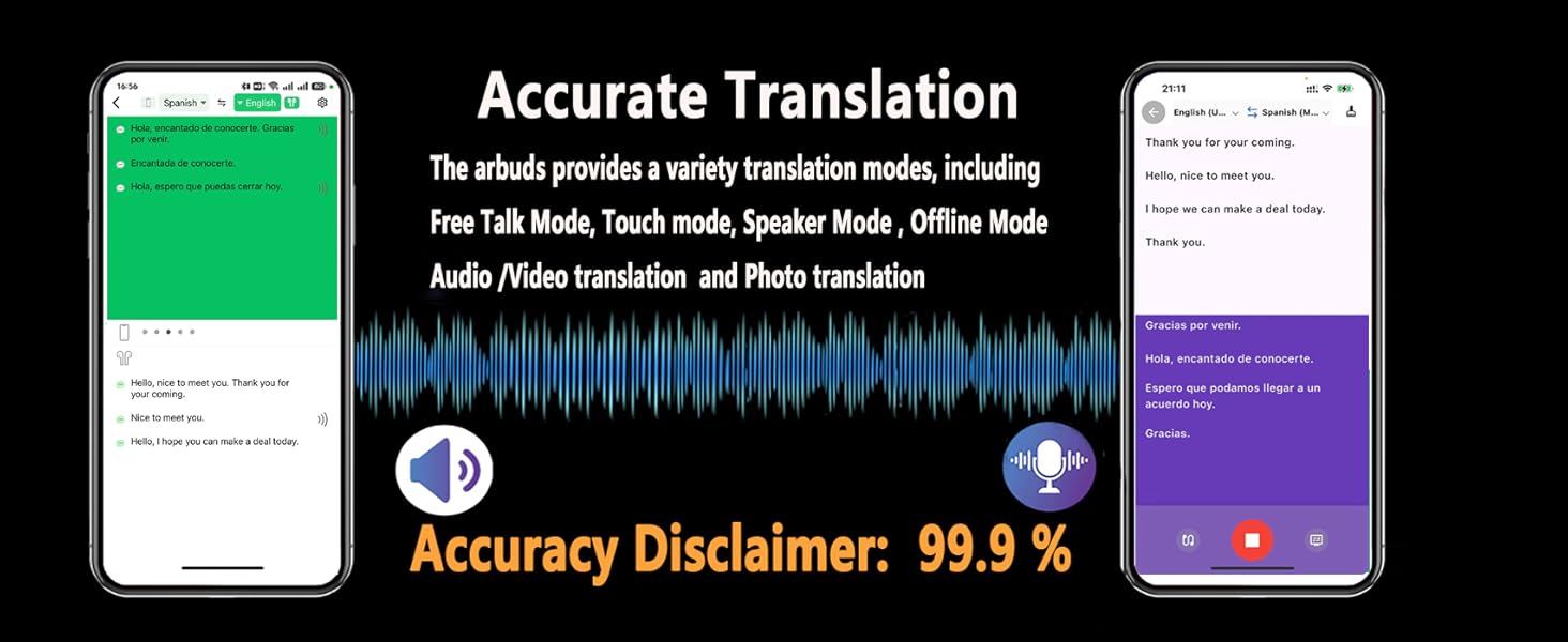 translation headphones in real time