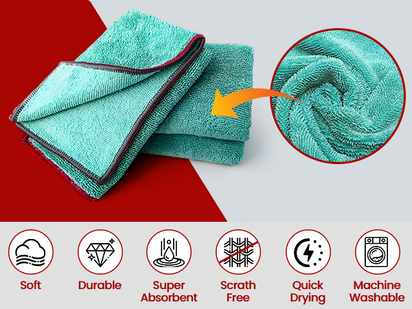 Microfiber Towels for Car,Professional Car Drying Towel, Strong Water Absorption Drying Towel