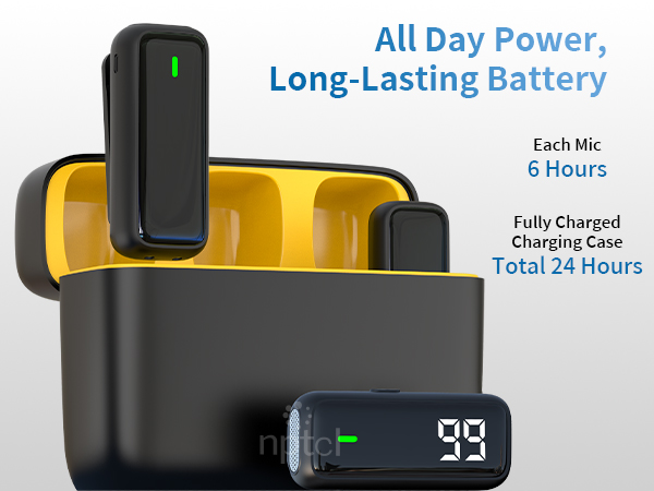 24 hours long-lasting microphone