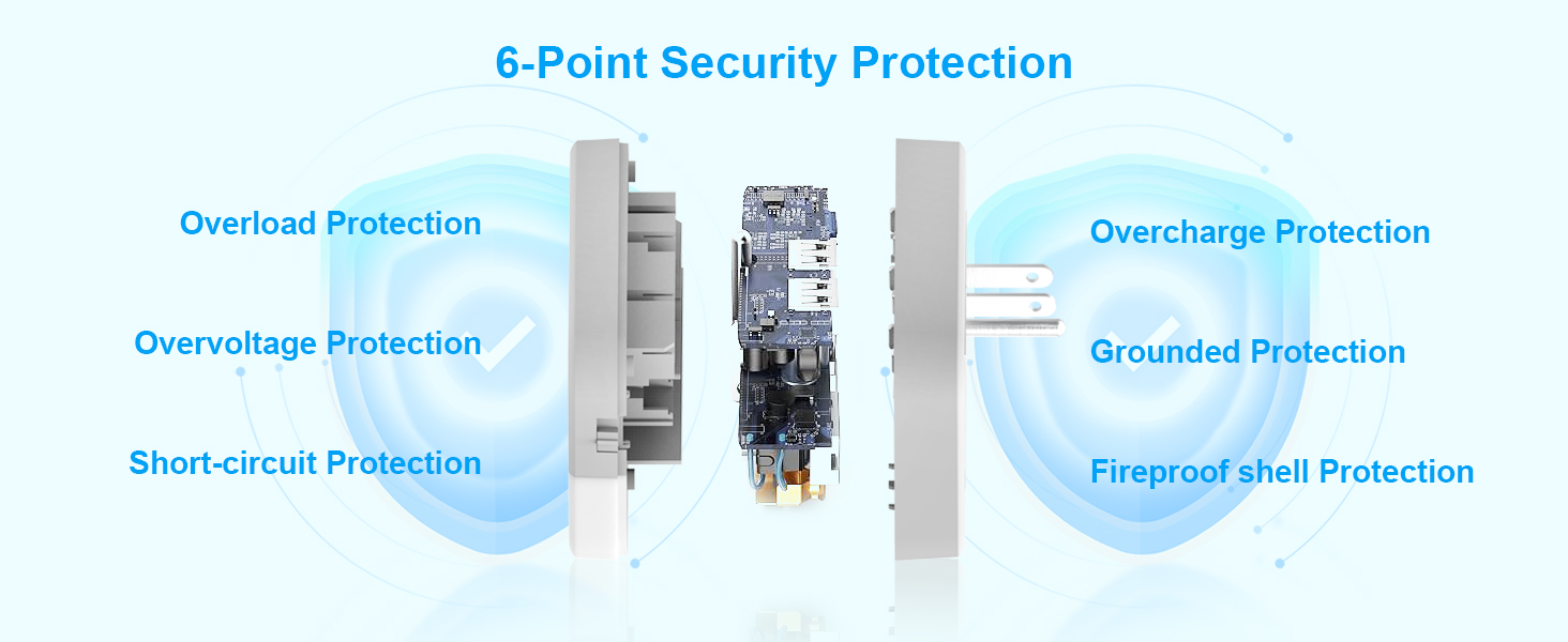chargers for multiple devices usb charging station plug extension outlet