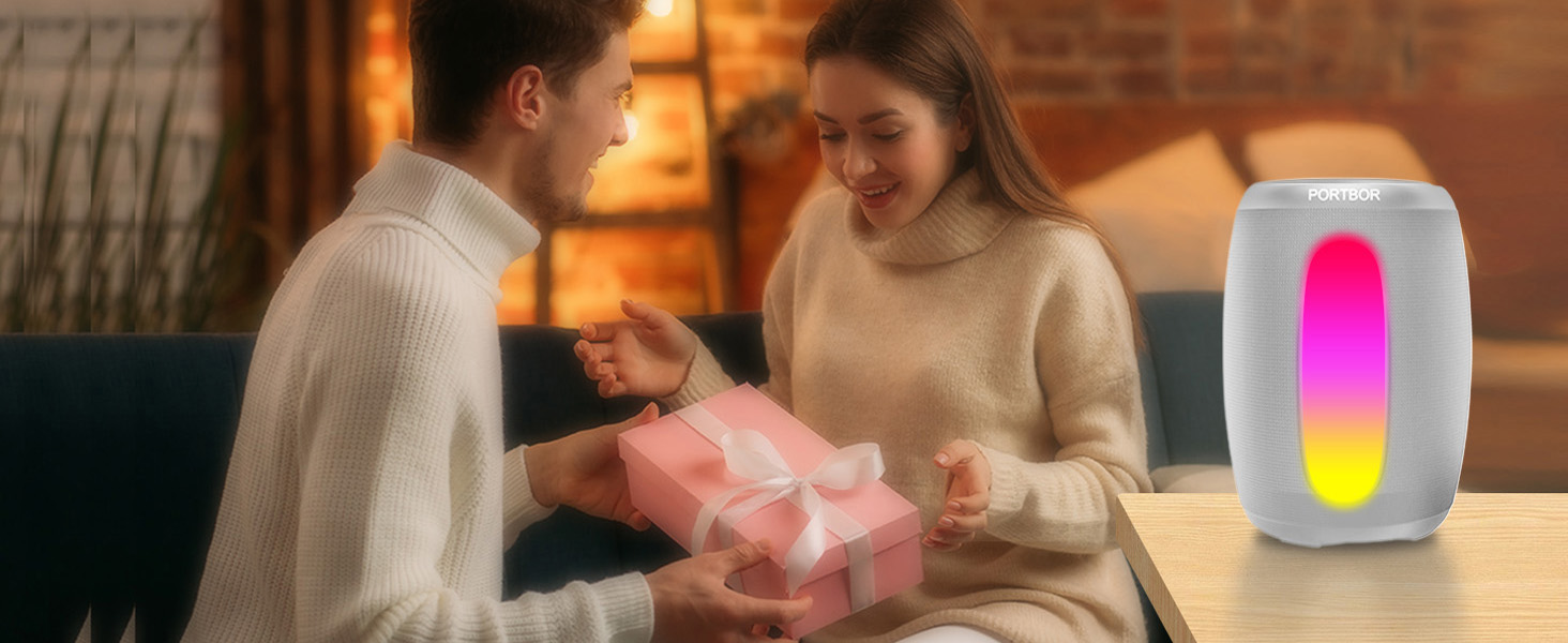 The portable bluetooth speaker is cool electronic gadget,ideal gifts for guys,teens,man,husband,boy