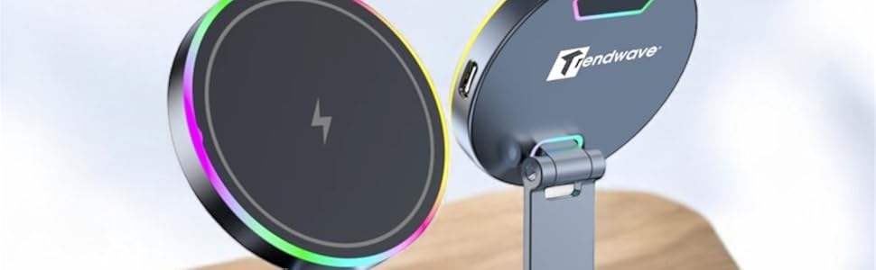 Trendwave Car Mount Charger 15W Wireless Charger