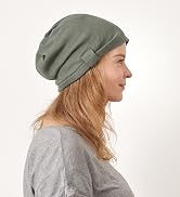 CHARM Womens Slouchy Summer Beanie - Mens Cotton Slouch Hat Chemo Cap
