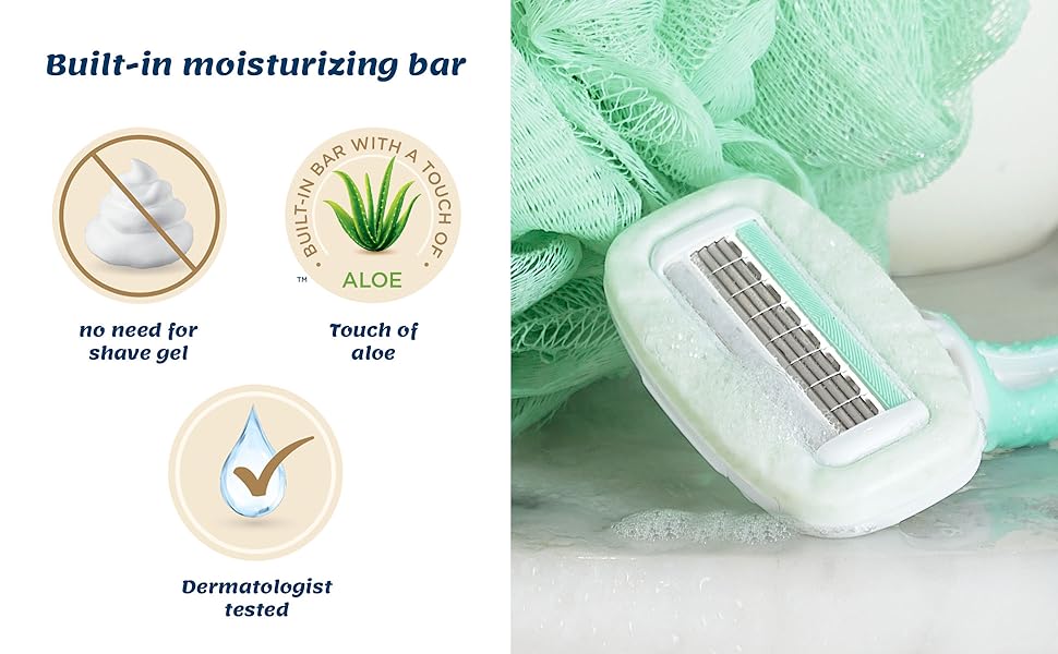 Schick Intuition Disposable Razor for Women Womens Hair Removal On The Go